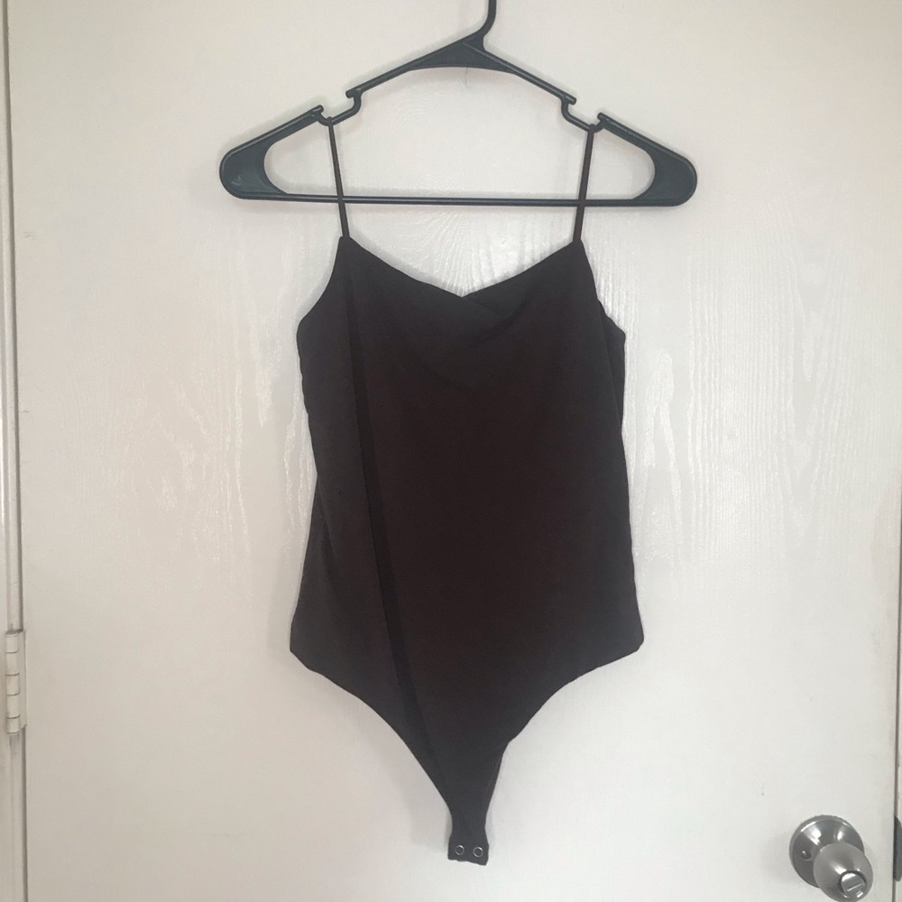 Dark Brown thong bodysuit